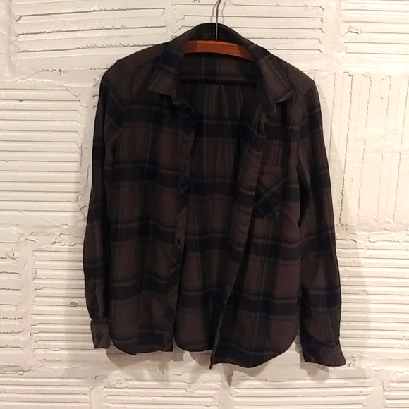 Black green Flannel By Buffalo David Bitton - Picture 1 of 3